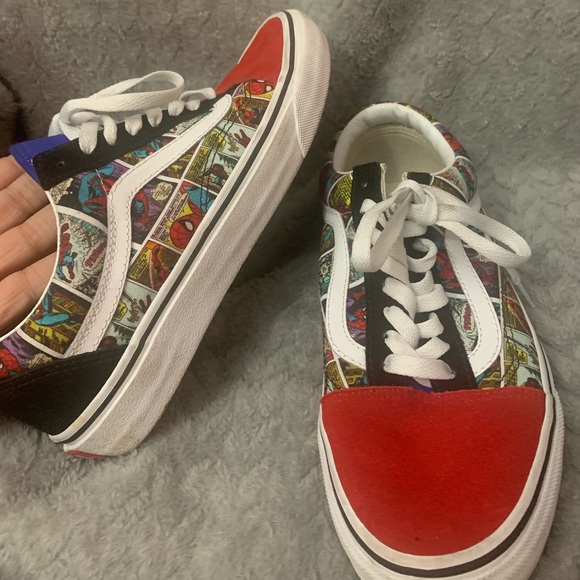 custom marvel vans